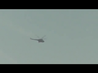 allah did not help isis tried to shoot down a mi-8 helicopter