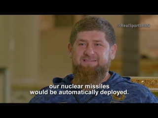 ramzan kadyrov said that in the event of war, the russian federation "will put the whole world in cancer"
