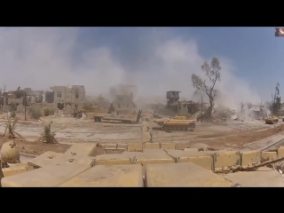 tank battle. syria