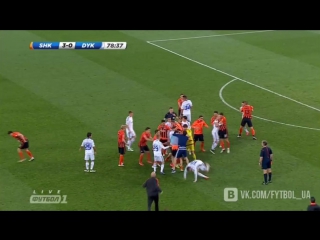 fight in the match shakhtar - dynamo