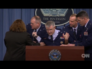 major general faints during news conference