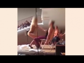 free europe. a stripper at a school graduation in germany.