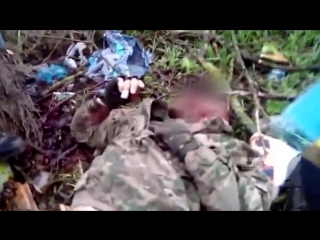18 the militias shot off the head of the punisher scout from azov
